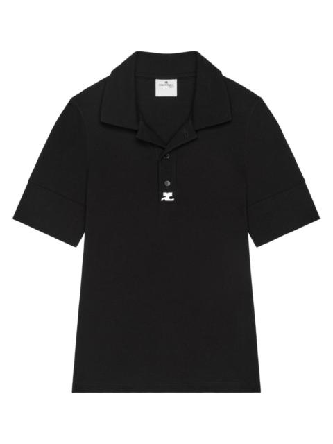 courrèges logo polo shirt