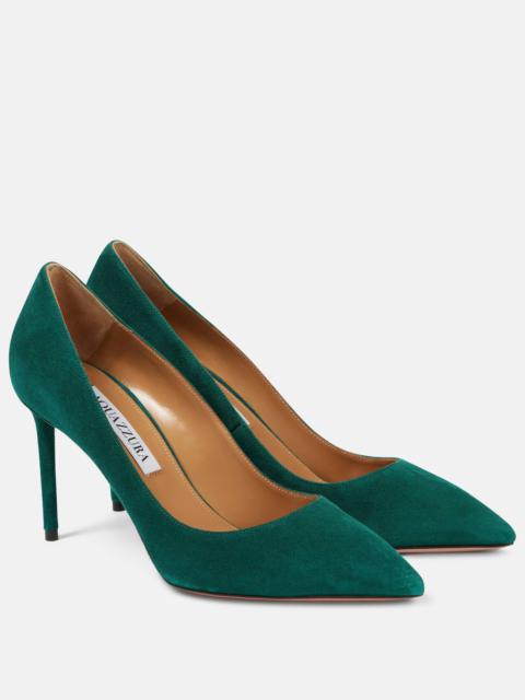 Purist 85 suede pumps