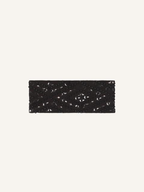 Lanvin EMBROIDERED HEADBAND