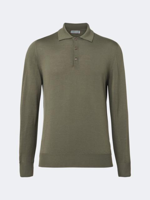 Canali Virgin wool polo sweater