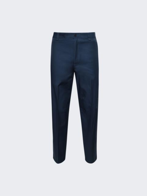 Lanvin Biker Trousers Petrol Blue