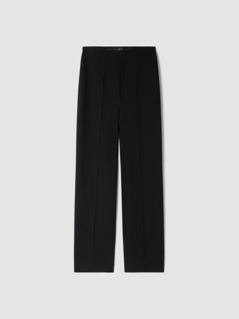 Sandro STRETCH STRAIGHT-LEG TROUSERS