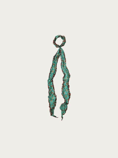 Kapital WASHER Silk MOGA Scarf (CALICO) - Turquoise