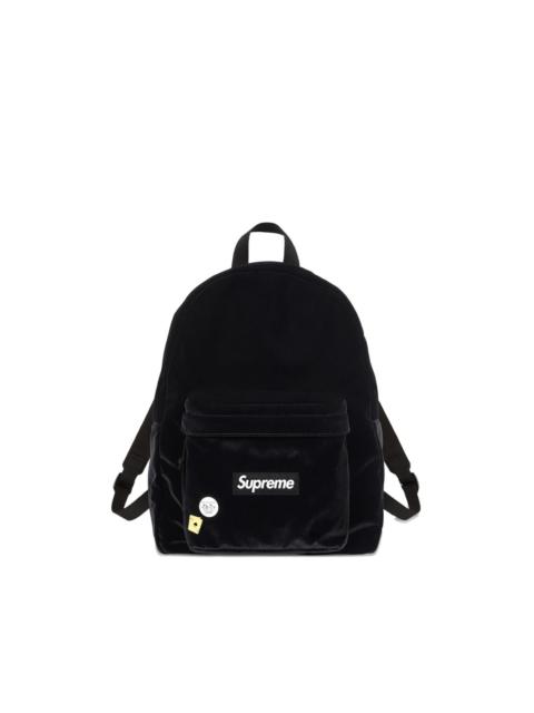 Supreme logo-patch backpack