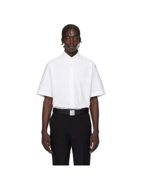 Givenchy White Short Sleeve Shirt