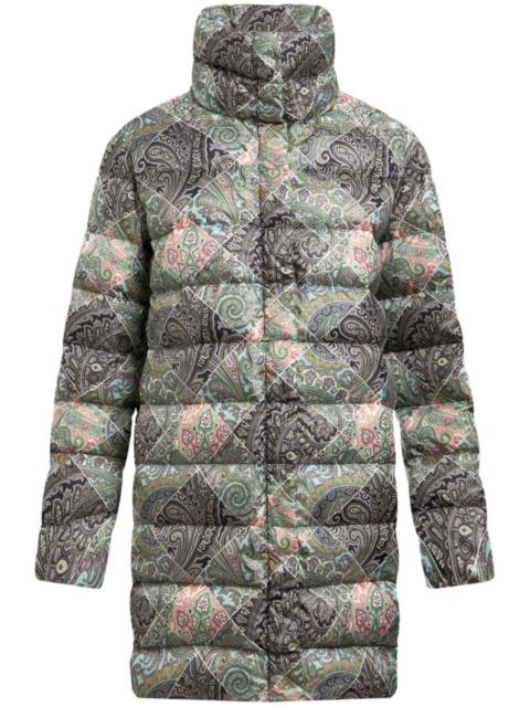 Etro printed puffer jacket