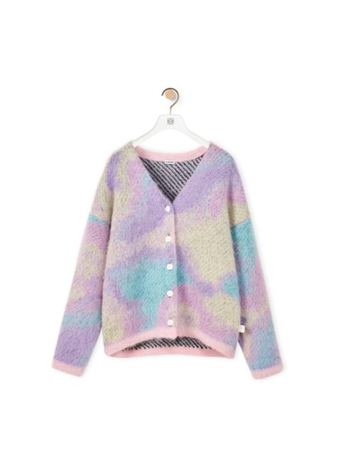 Loewe Unicorn jacquard cardigan in mohair