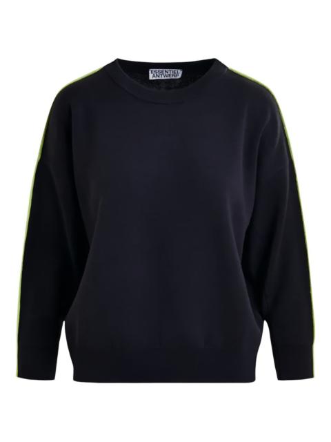 ESSENTIEL ANTWERP seam-detail sweater