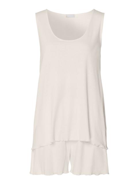 HANRO Serena Cotton and Linen Pajama Set