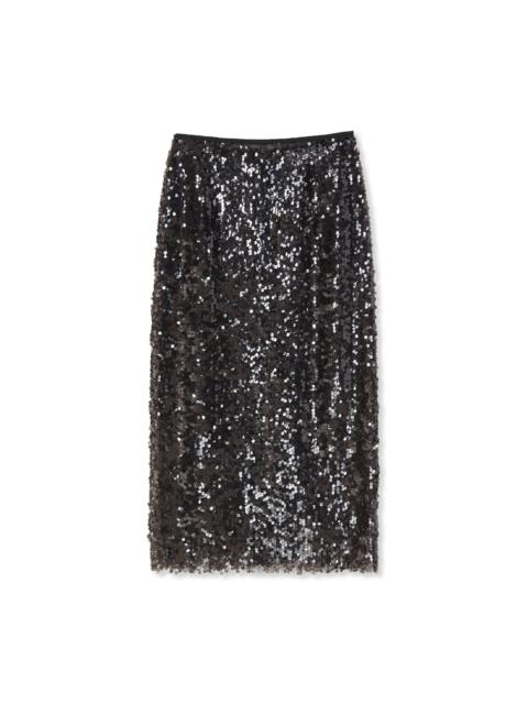 MSGM Midi dress with sequined fabric