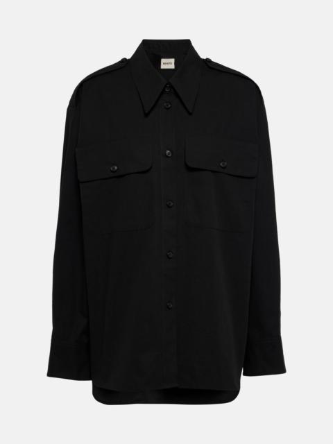 KHAITE Missa cotton shirt