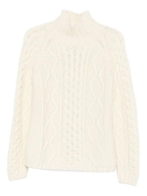 FILIPPA K cable-knit roll-neck sweater