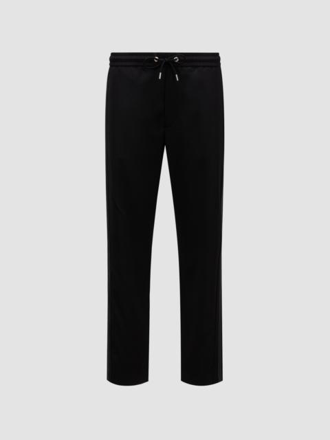 Moncler Wool Gabardine Jogging Pants