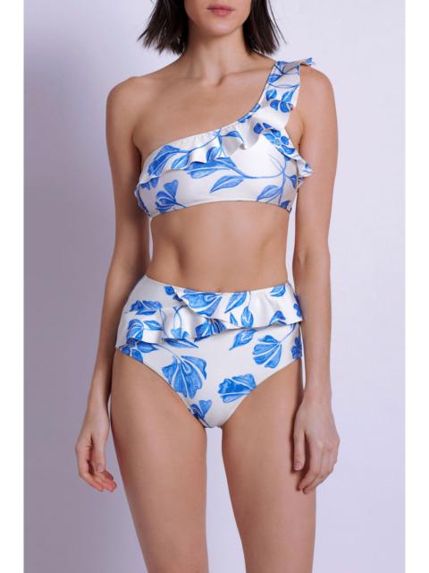 PatBO Nightflower High Waist Bikini Bottom