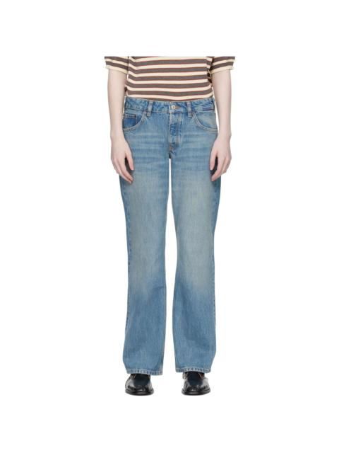 JEANERICA Blue Kyoto Droit Jeans