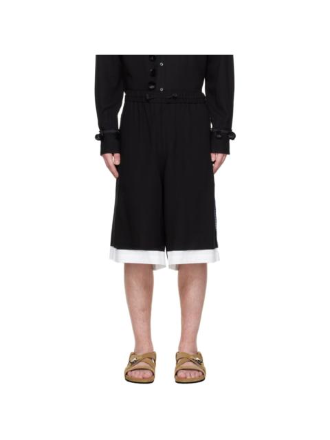 WALES BONNER Black Revelation Shorts