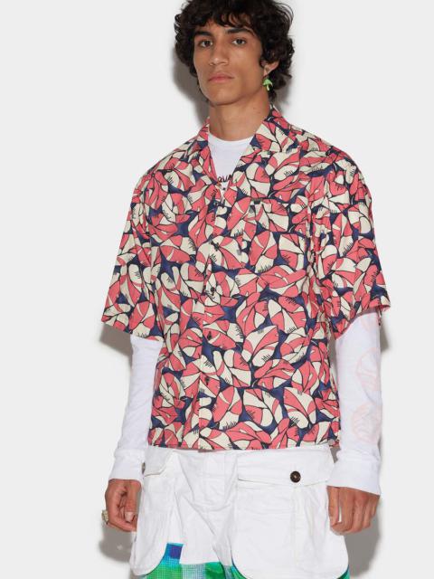 DSQUARED2 BOWLING DROPPED SHOULDER SHIRT