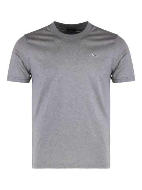 Paul & Shark crew-neck logo-embroidery T-shirt