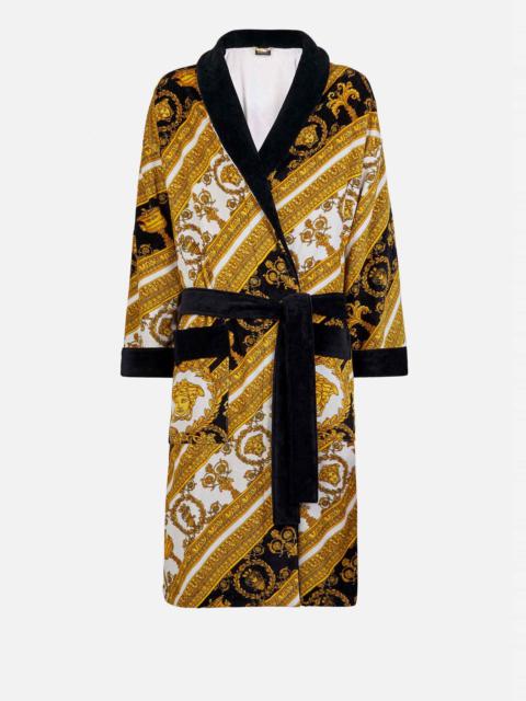 VERSACE I ♡ Baroque Terry Cloth Bathrobe