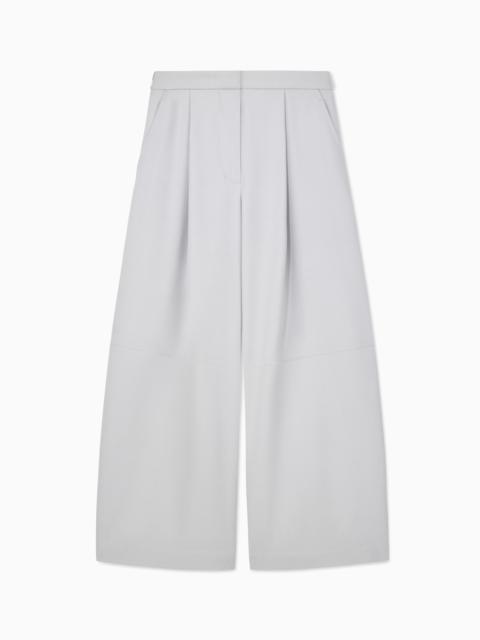 GIORGIO ARMANI HIGH-WAISTED WIDE-LEG PANTS IN SILK CRÊPE CADY