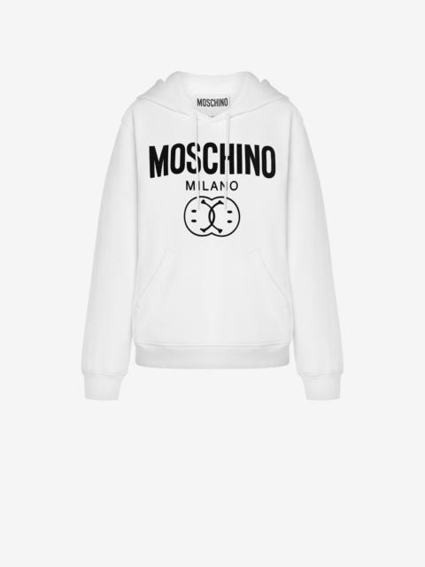 Moschino DOUBLE SMILEY® ORGANIC COTTON SWEATSHIRT