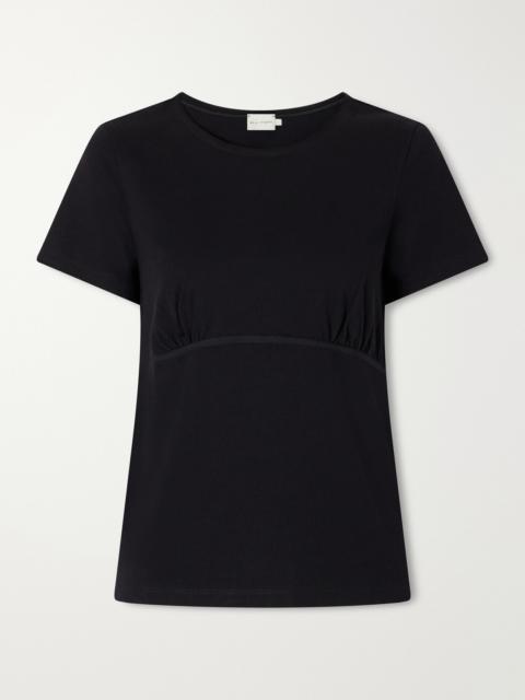 DEIJI STUDIOS Gathered Organic-cotton T-shirt