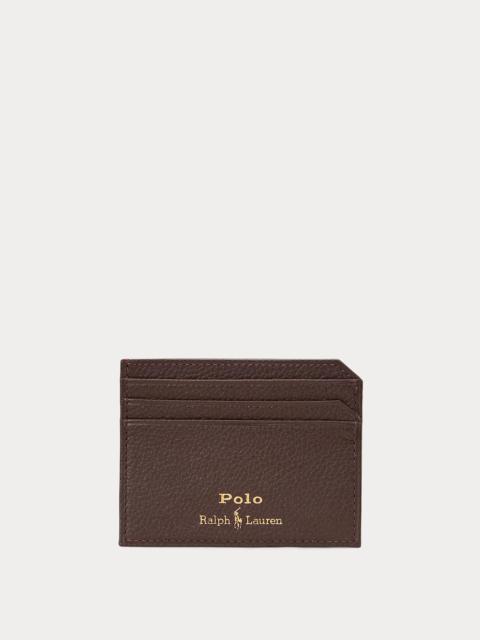 Polo Ralph Lauren Pebbled Leather Card Case