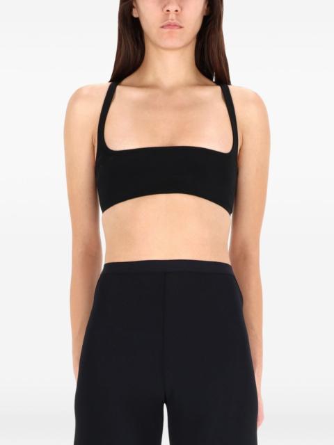 Rick Owens Lilies square-neck cropped top