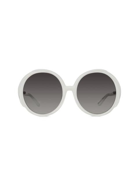 LINDA FARROW Otavia round-frame sunglasses