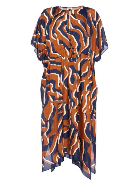 ERES Women's Archipel Printed Silk Drawstring Caftan - Ecorce