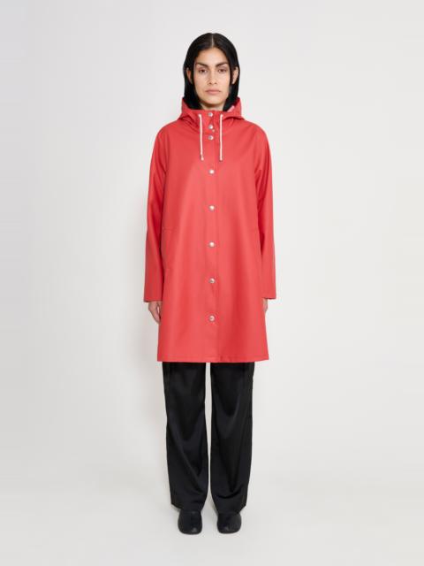 Stutterheim Mosebacke Lightweight Raincoat Washed Red