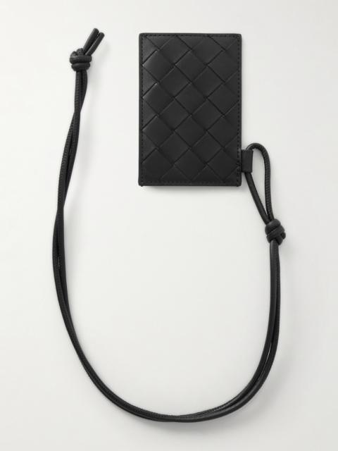 Bottega Veneta Intrecciato Leather Badge Holder