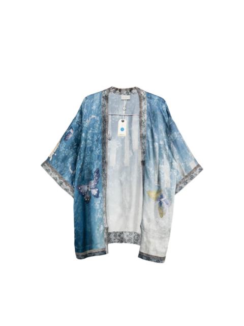 Pierre-Louis Mascia Printed silk kimono