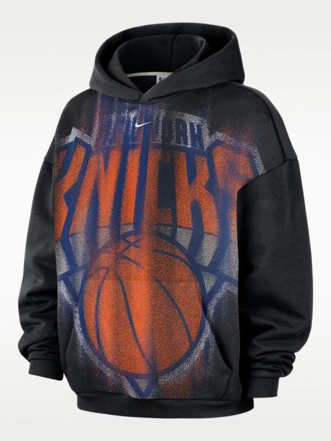 Nike New York Knicks Standard Issue Men's Fleece Basketball Hoodie