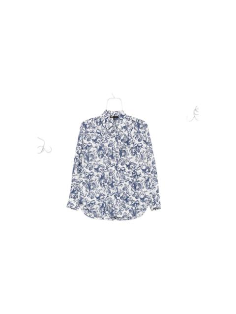 maje fruit-print button shirt