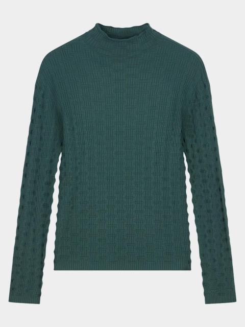 EMPORIO ARMANI Basketweave Sweater
