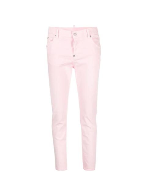 DSQUARED2 low-rise tapered jeans