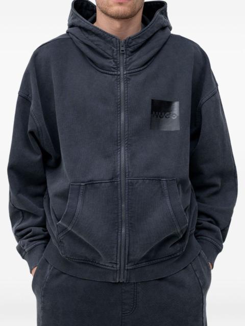 HUGO zip-fastening hoodie