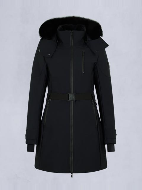 MOOSE KNUCKLES WINGROVE SHEARLING TRIM DOWN PARKA