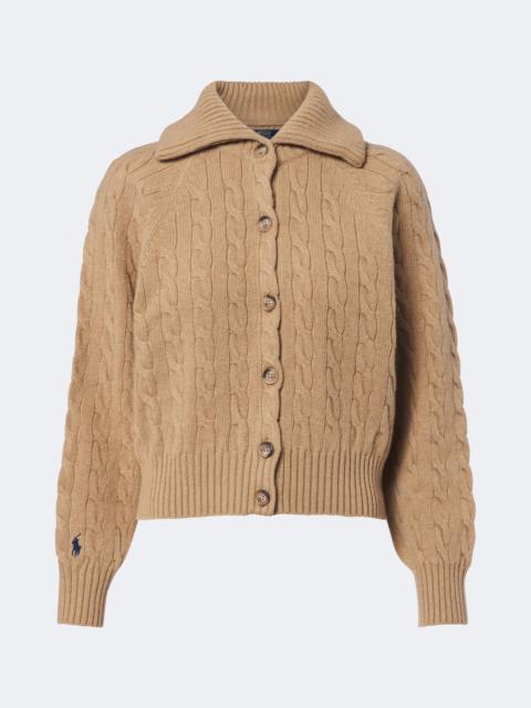 Polo Ralph Lauren Cable-knit wool and cashmere cardigan