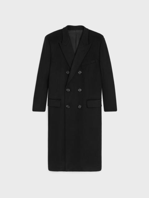 classic coat in wool cloth
