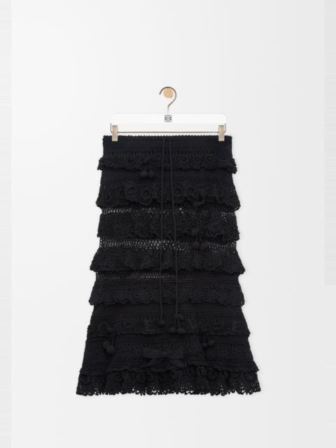 Loewe Skirt in cotton crochet