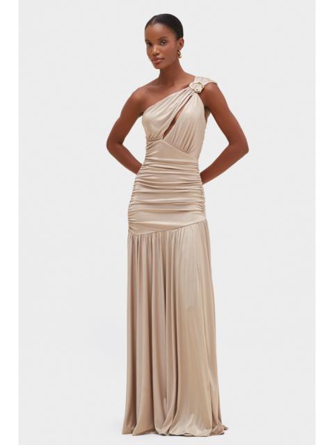 DUNE JERSEY ONE SHOULDER GOWN