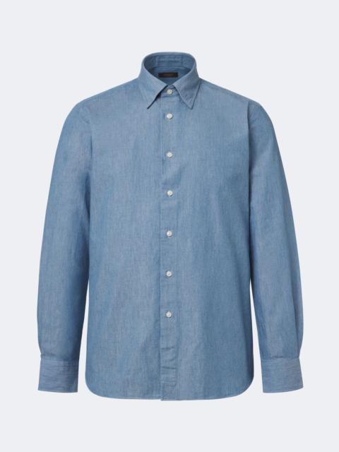SLOWEAR Cotton chambray shirt