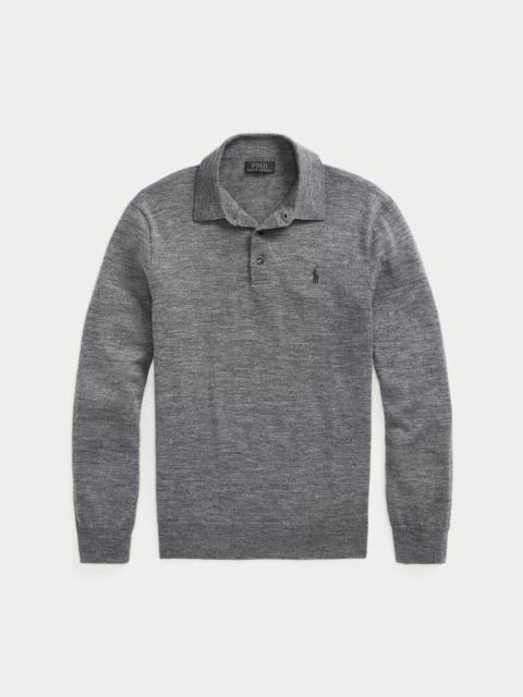 Polo Ralph Lauren Washable Wool Polo-Collar Sweater