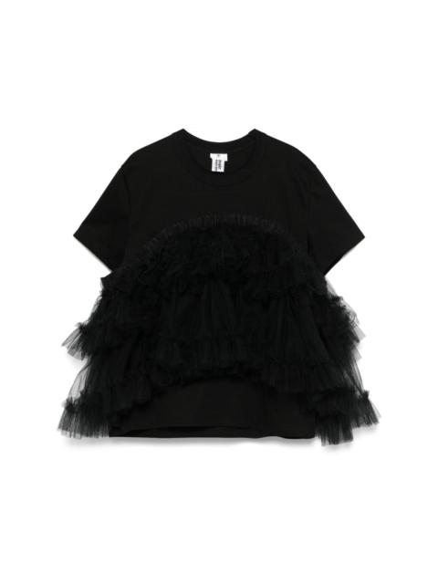 Noir Kei Ninomiya ruffled T-shirt