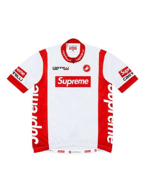 Supreme Supreme SS19 x Castelli Cycling Jersey Crossover Bike Short Sleeve Unisex Red SUP-SS19-10392