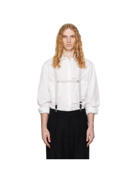 Yohji Yamamoto Off-White Operon 2Way Suspenders