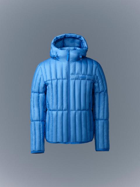 PETER Translucent ripstop light down jacket with hood