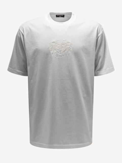 White GITD Lion's Laurel Boxy T-Shirt